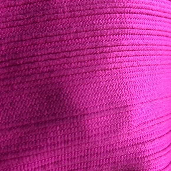 Jessica Simpson Fuchsia Ribbed Swimsuit - Picture 3 of 7